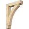 Ekena Millwork Thorton Block Rough Sawn Bracket w/ Offset Brace, Douglas Fir, 8"W x 36"D x 48"H BKT0806X36X48THR05RDF - alternate 1